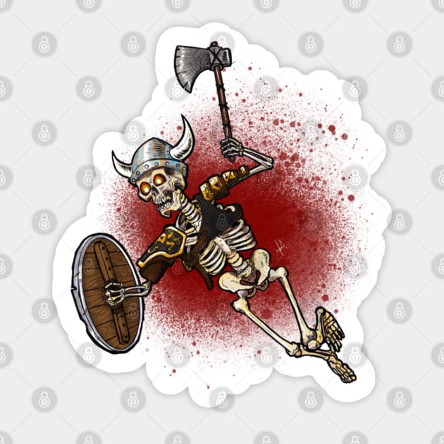 Undead warrior Sticker by Eltricky